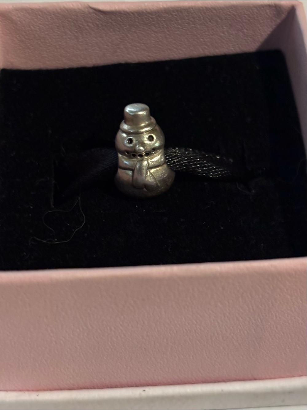 Pandora Snowman Charm- Retired Authentic 925 ALE